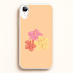 Hibiscus Sunset iPhone XR Case