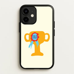 Cartoon Dad Trophy iPhone 12 Mini Case