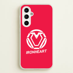 Metal Heart Symbol Galaxy A54 Case