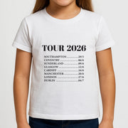 Band Tour 2026 Kids T-Shirt 3