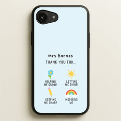 Thank You For Helping Me iPhone 16e Case