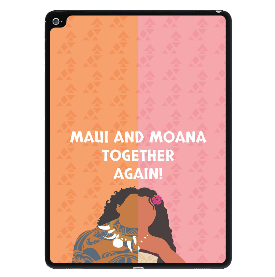 Maui And Moana Together Again iPad Case