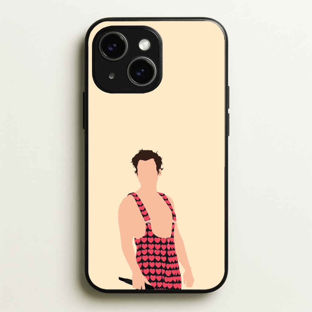 Harry Heart Jumpsuit iPhone 14 Plus Case