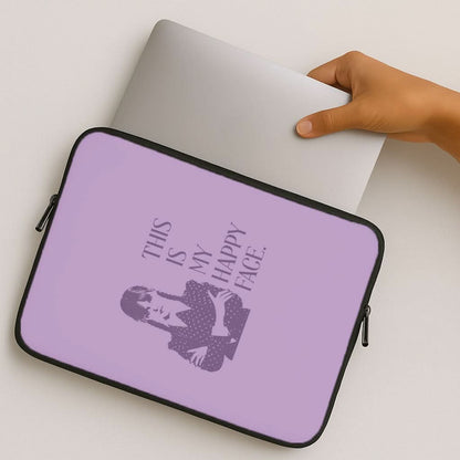 This Is My Happy Face MacBook Cover