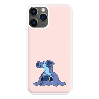 Cute Blue Alien Handstand iPhone 12 Pro Max Case