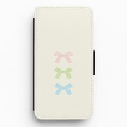 Gingham Tiered Ties Flip / Wallet Phone Case 1