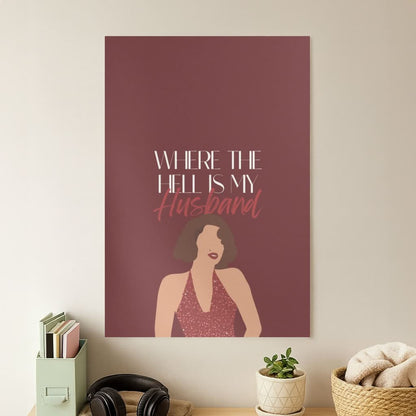 Where The Hell Poster