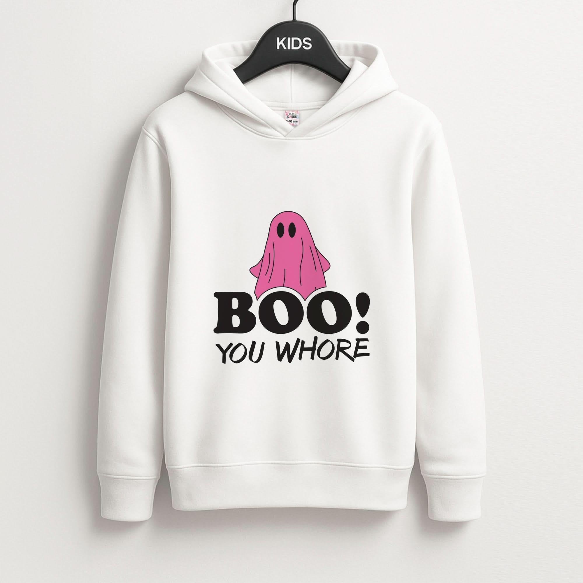 Boo You Ghost Kids Hoodie