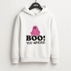 Boo You Ghost Kids Hoodie