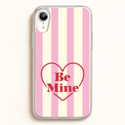Be Mine Stripey iPhone XR Case
