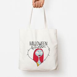 Halloween Queen Heart Tote Bag