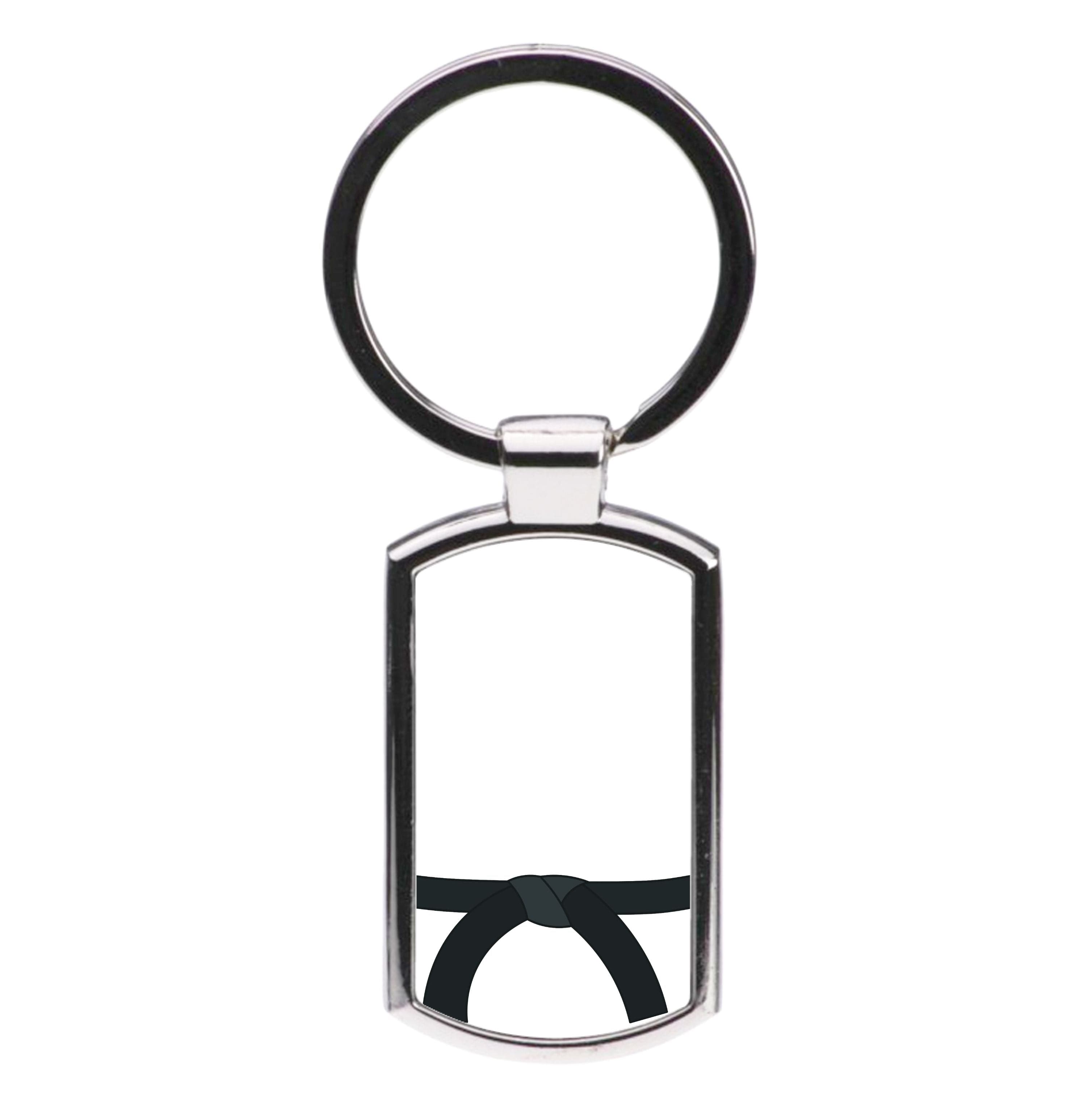 Black Belt Luxury Keyring