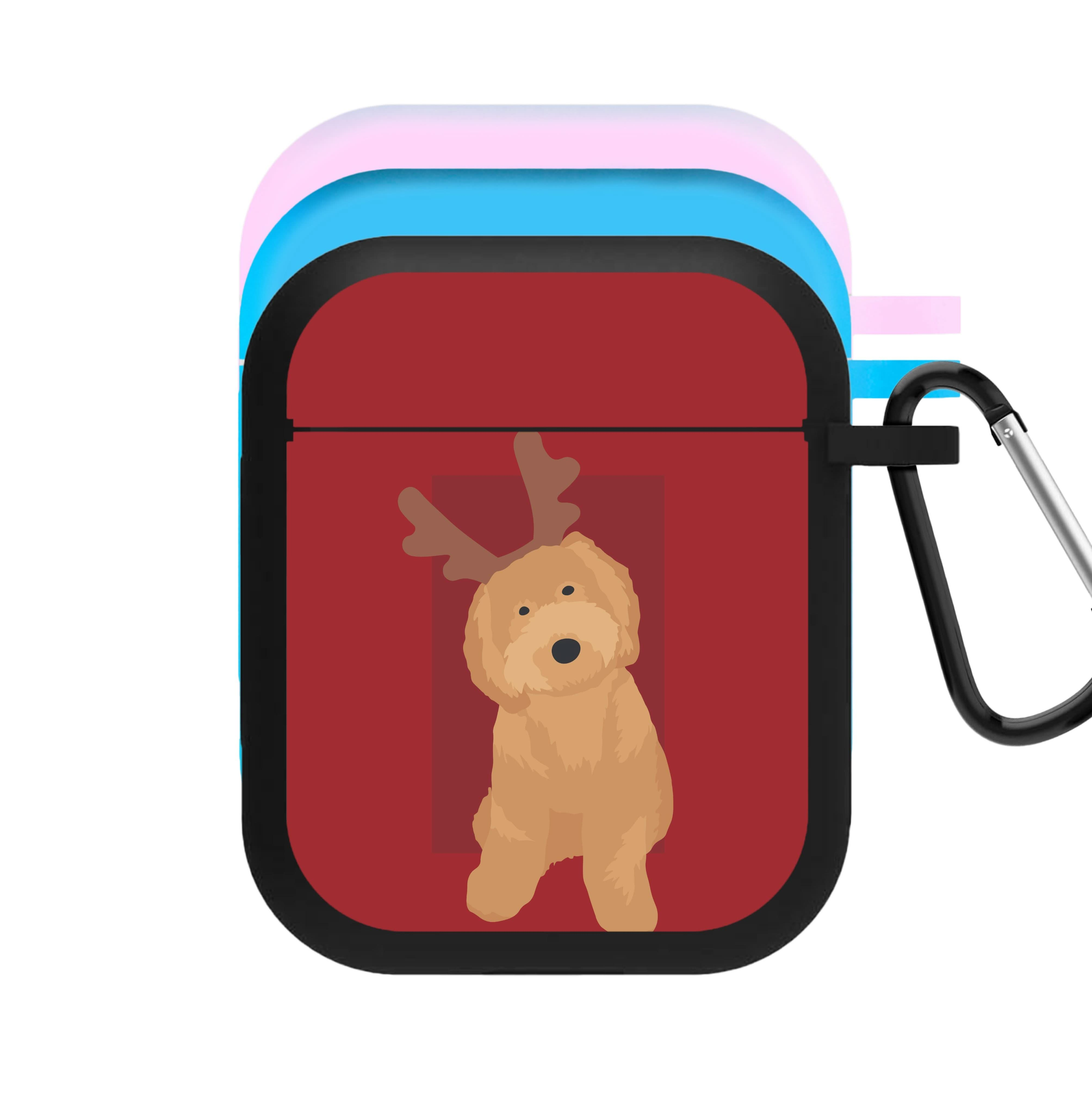 Dog Christmas Ears AirPods Case