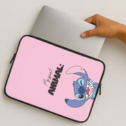 My Sprit Animal Blue Alien Laptop Sleeve 2