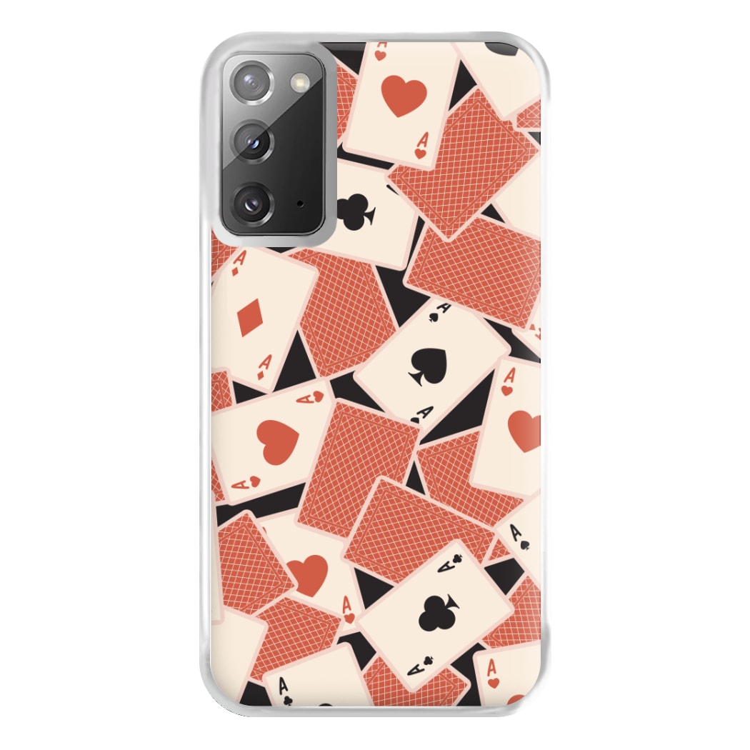 Playing Cards Collage Pattern Galaxy Note 20 Ultra Case