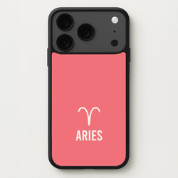 Aries Pastel Zodiac iPhone 17 Pro Max Case