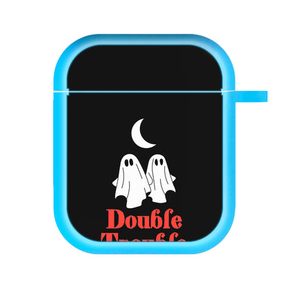 Double Trouble Black AirPods Case