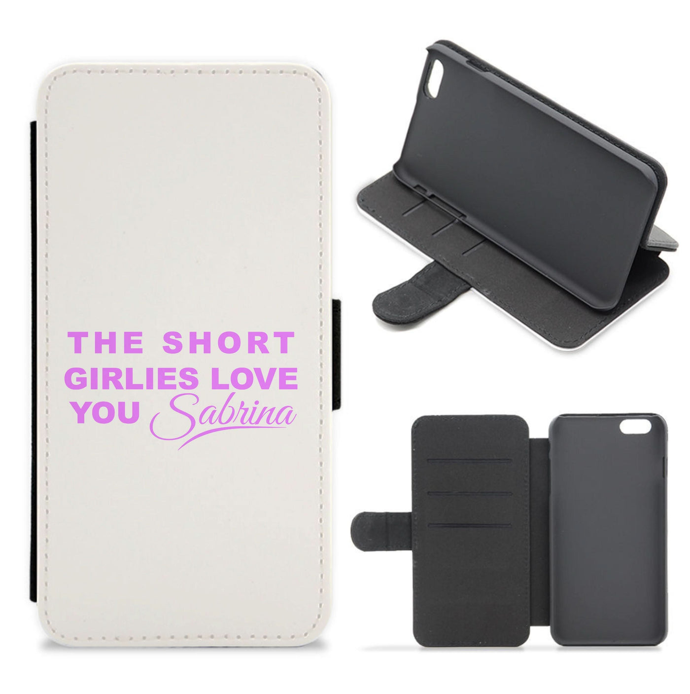 The Short Girlies Love You Sabrina Flip / Wallet Phone Case