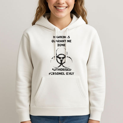Hawkings Quarantine Zone Womans Hooded Sweatshirt