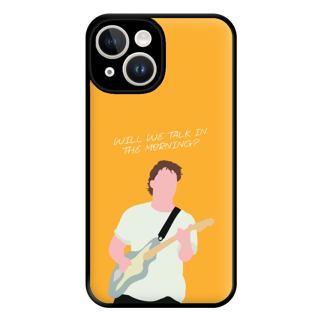 Will We Talk In The Morning Yellow iPhone 15 Case
