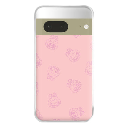 Monsters Outline Pattern II Google Pixel 7a Case