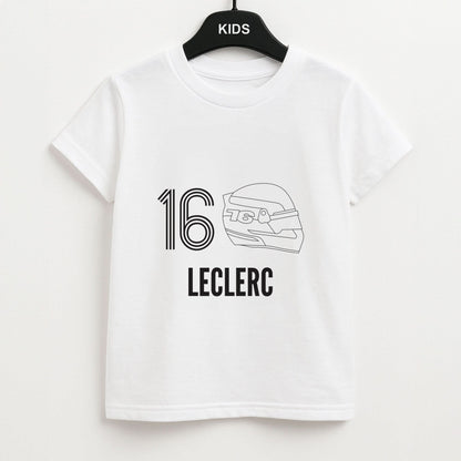 Leclerc Helmet 2026  Kids Unisex T-Shirt