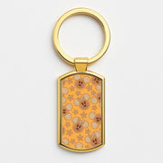Cartoon Mouse Gingerbread Pattern Luxury Keyring 3