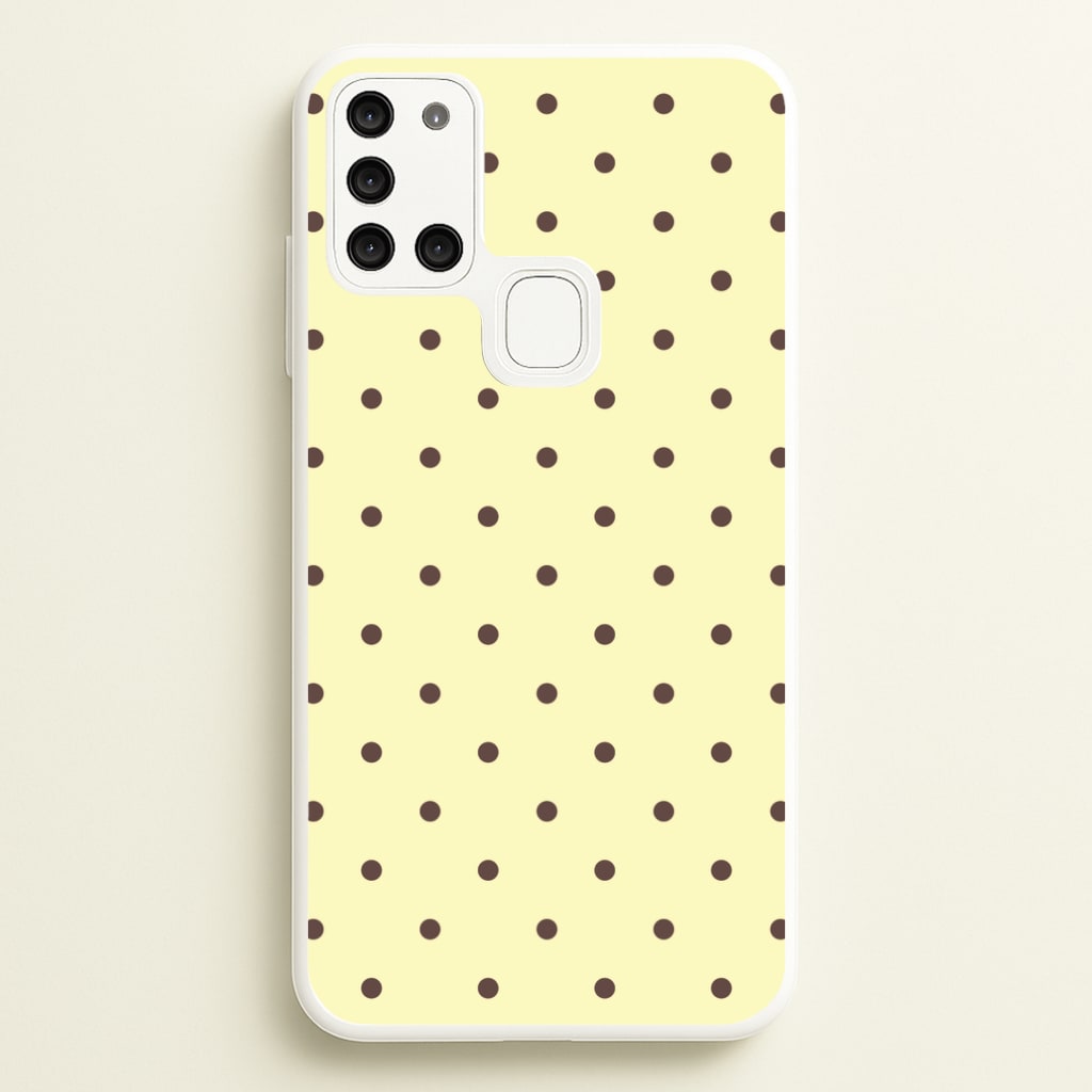 Vanilla & Chocolate Polka Dots Galaxy A21s Case