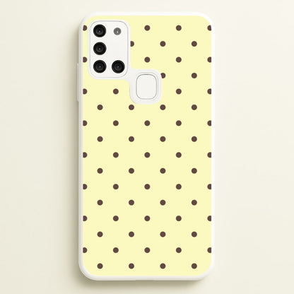 Vanilla & Chocolate Polka Dots Galaxy A21s Case