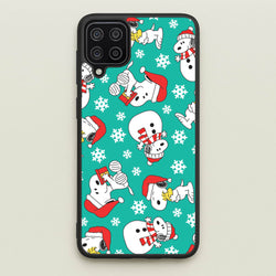 Christmas Cartoon Beagle Pattern Galaxy A12 Case