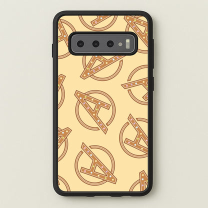 Superhero Team Gingerbread Pattern Galaxy S10 Case