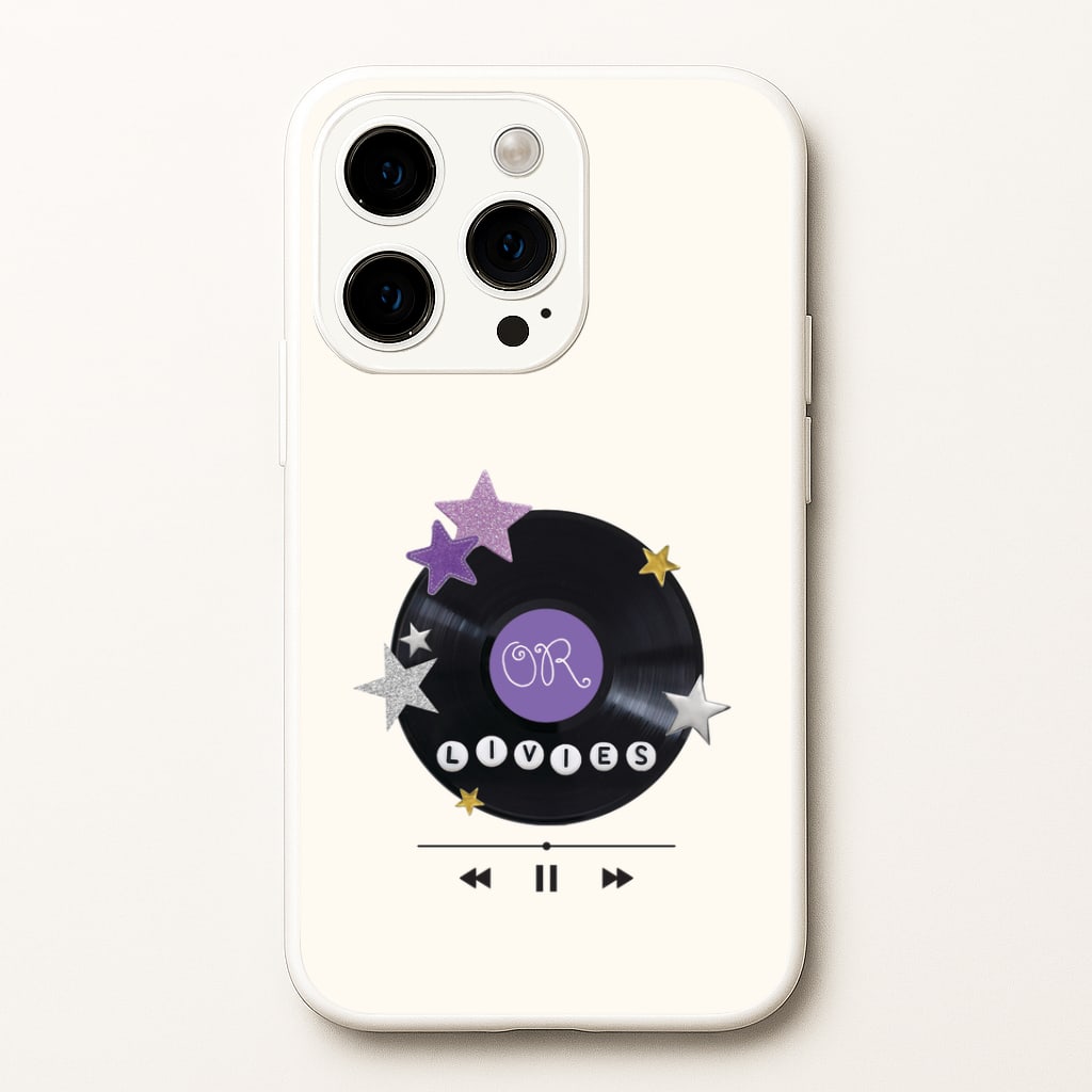 Amethyst Vinyl Scrapbook iPhone 14 Pro Case