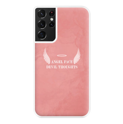 Angel Face Devil Thoughts Phone Case