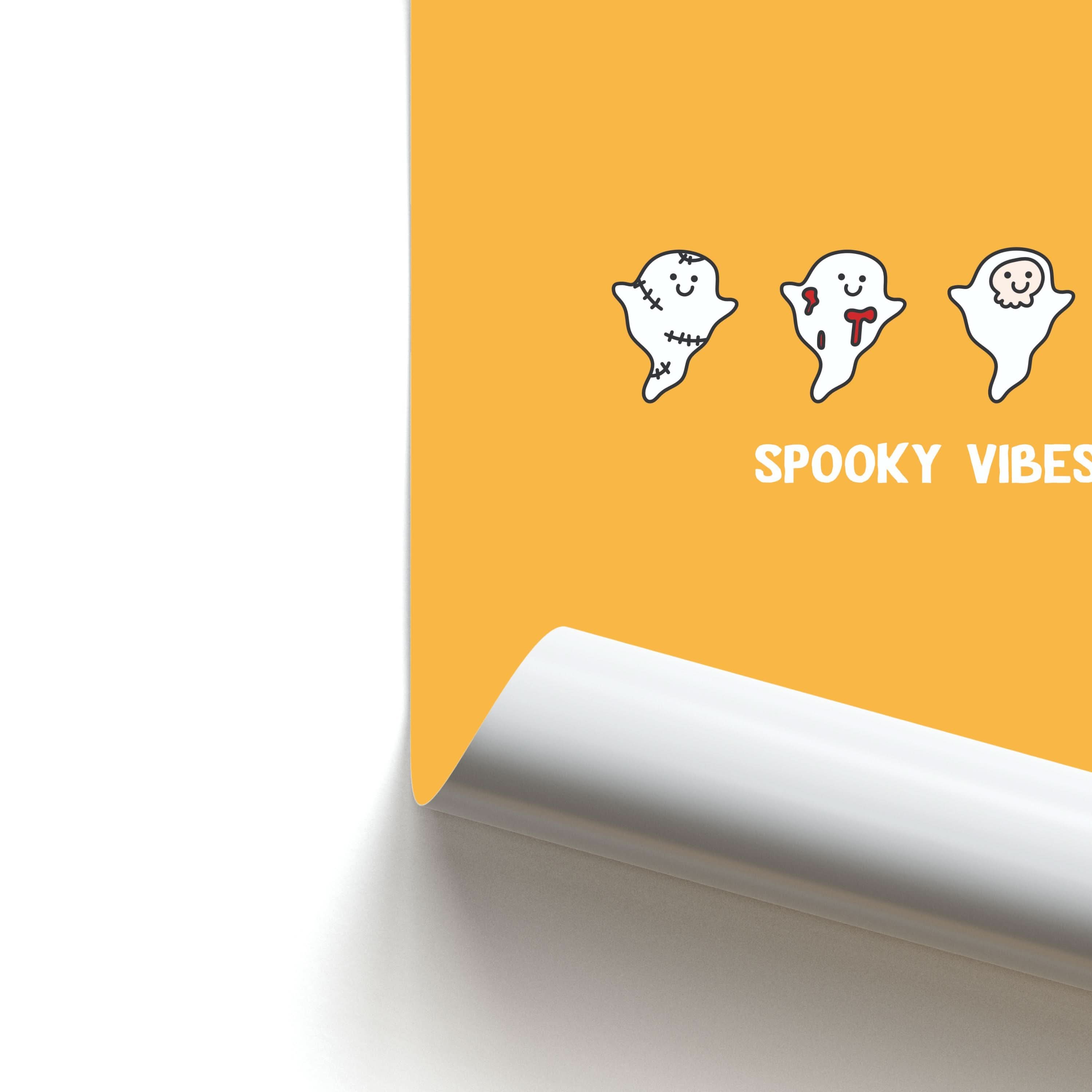 Spooky Vibes Ghosties II Poster