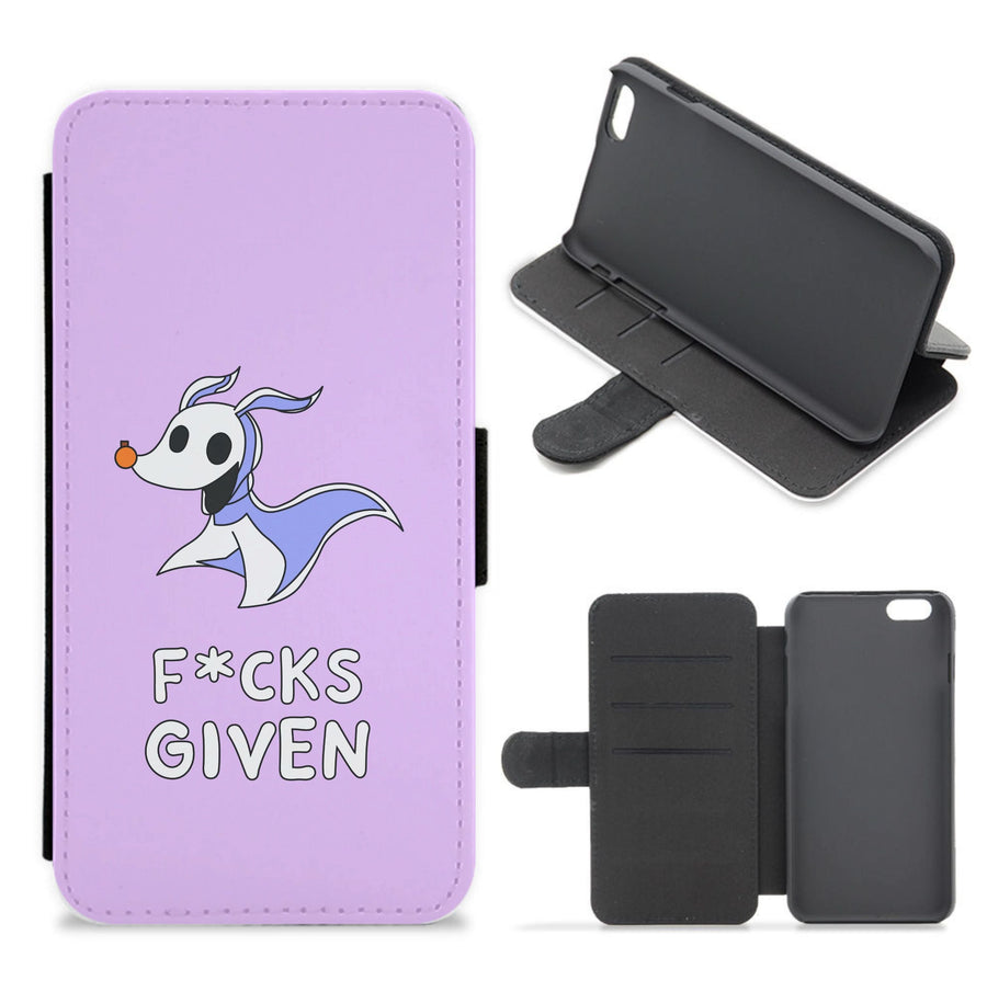 Zero F*cks Flip / Wallet Phone Case