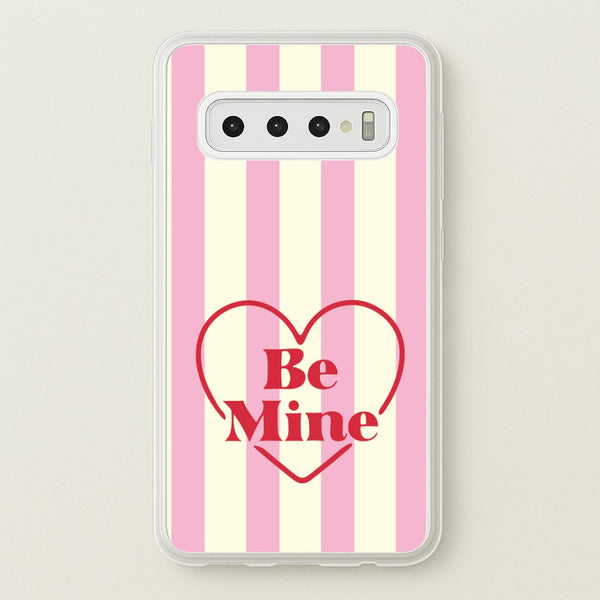 Be Mine Stripey Galaxy S10 Case