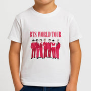 K-Pop Band World Tour 2026 Kids T-Shirt 4