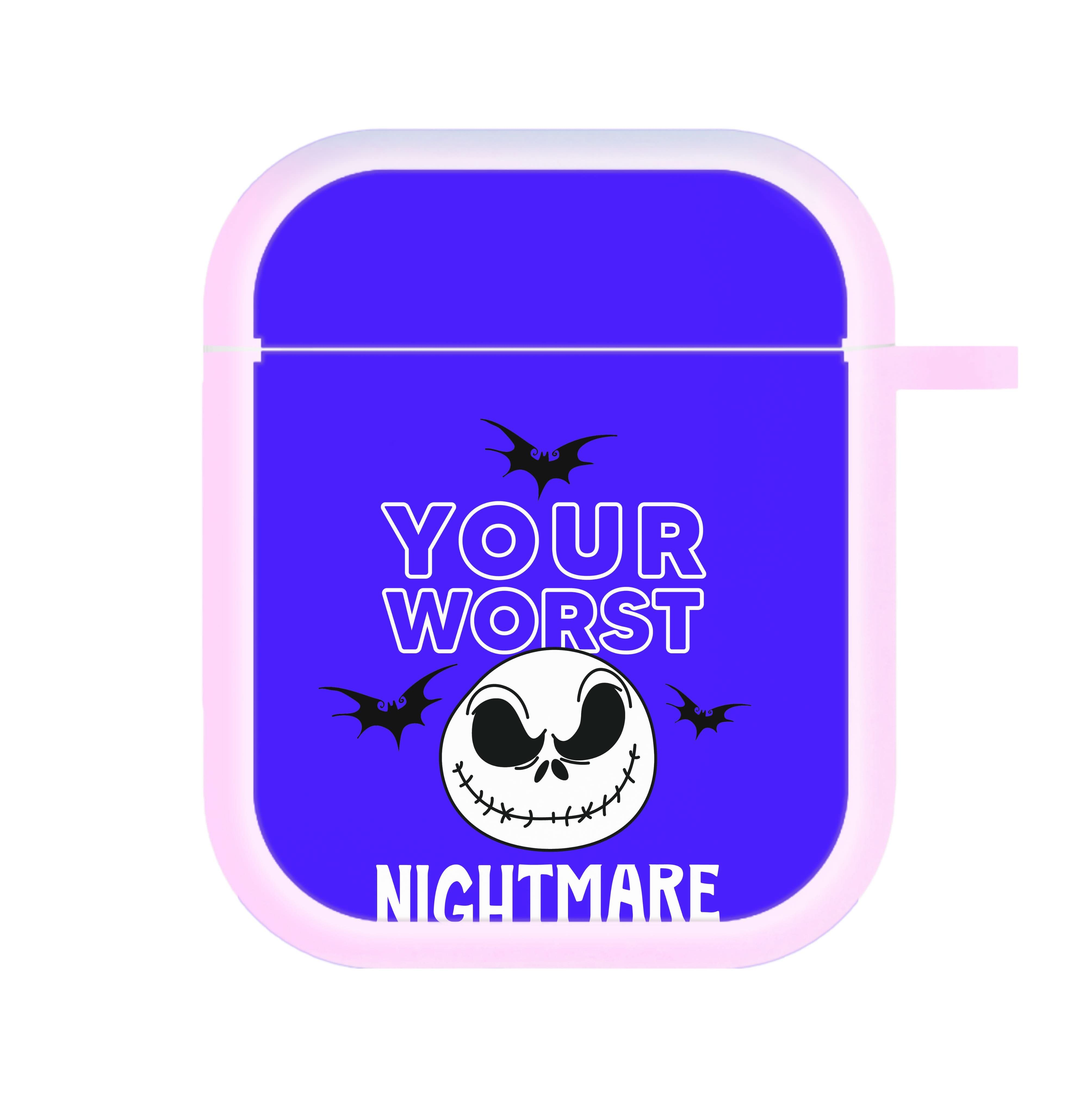 Your Worst Nightmare Purple AirPods Case