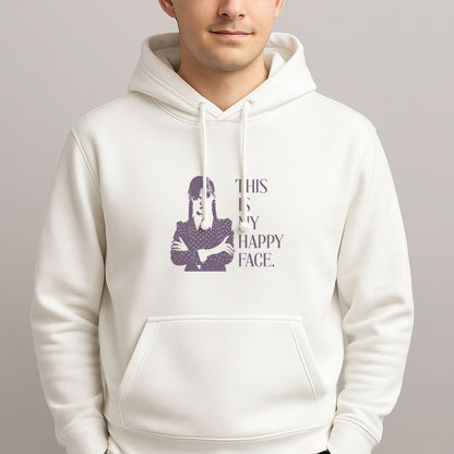 This Is My Happy Face Mens Hoodie