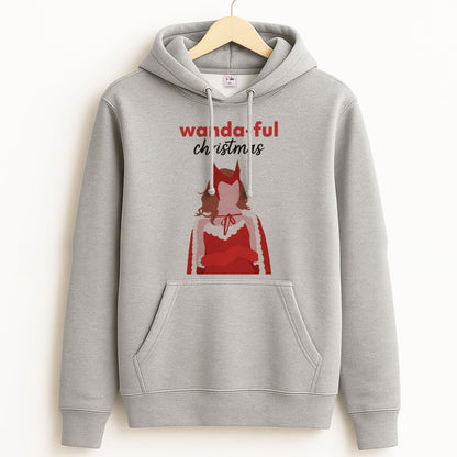 Wanda-ful Christmas Unisex Grey Hoodie