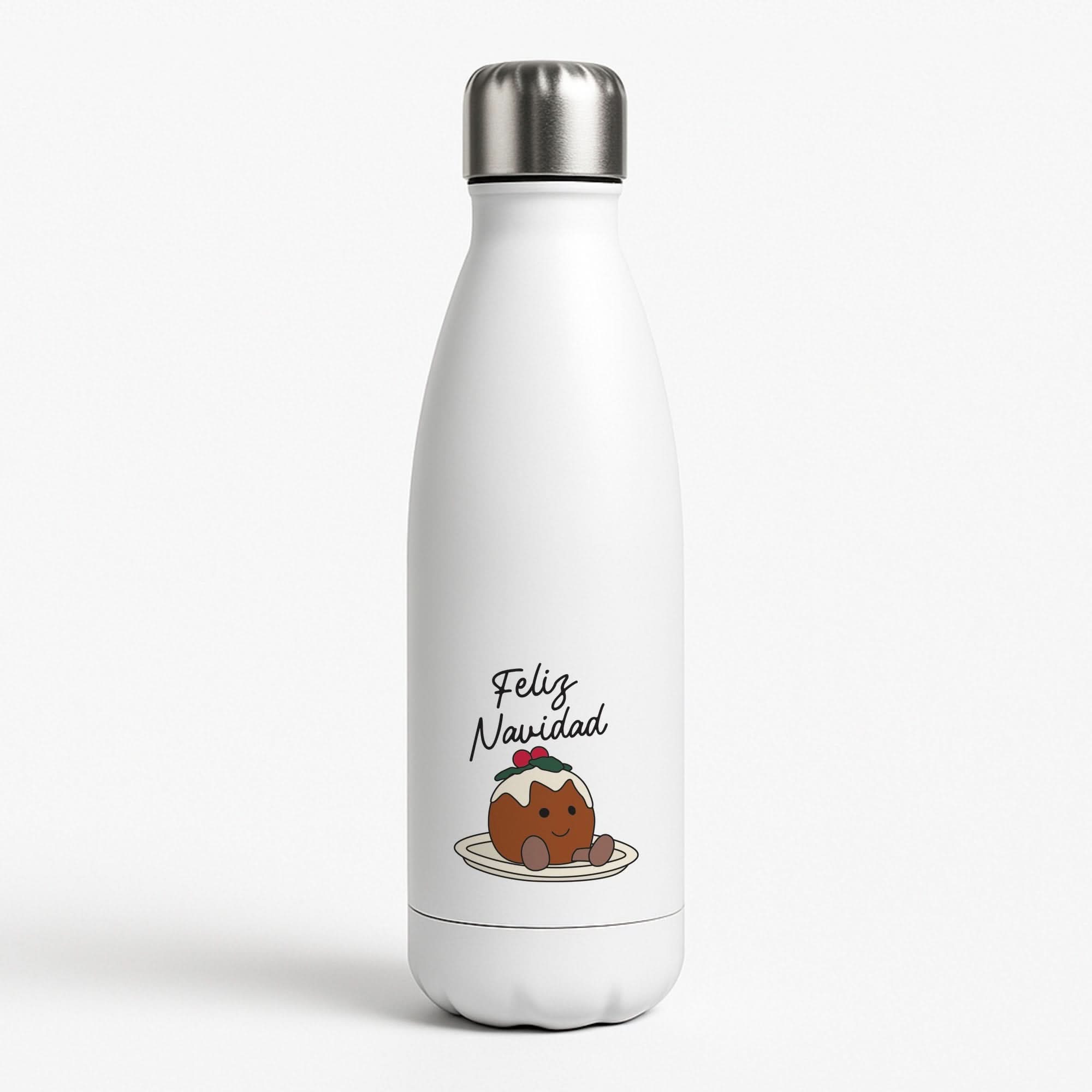 Christmas Pudding Plush Water Bottle