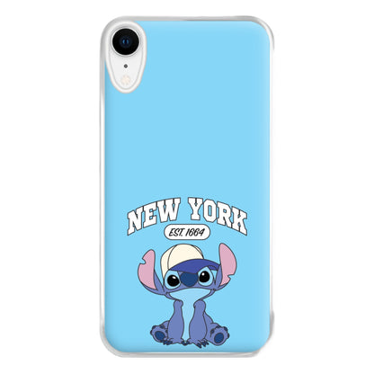 New York Blue Alien iPhone XR Case