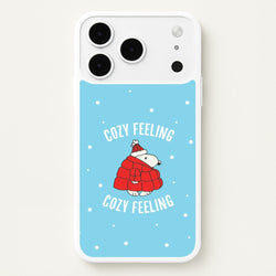 Cozy Feeling Cartoon Beagle Puffer Jacket iPhone 17 Pro Max Case