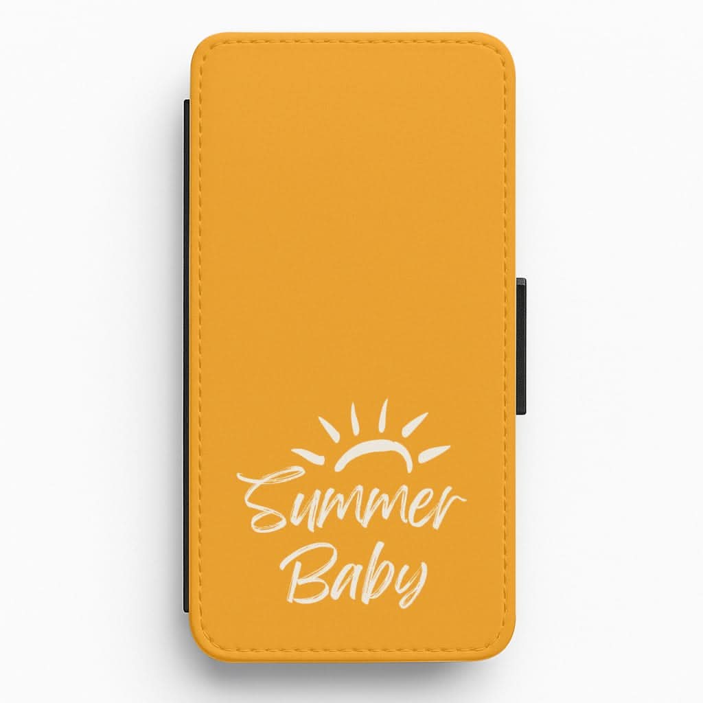 Summer Baby Flip / Wallet Phone Case