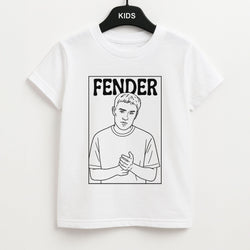 Fender Outline Kids Unisex T-Shirt