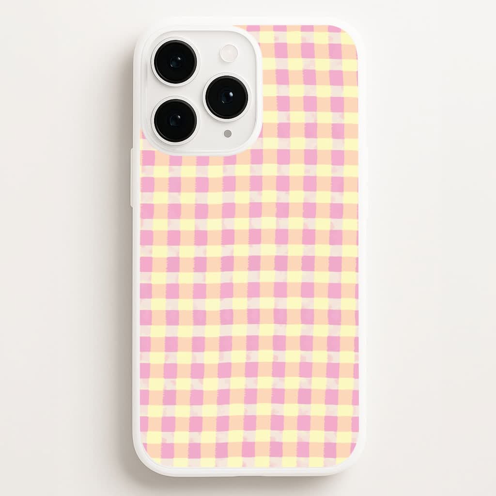 Fruit Punch Gingham Phone Case for Apple iPhone, Samsung Galaxy, Huawei and Google Pixel