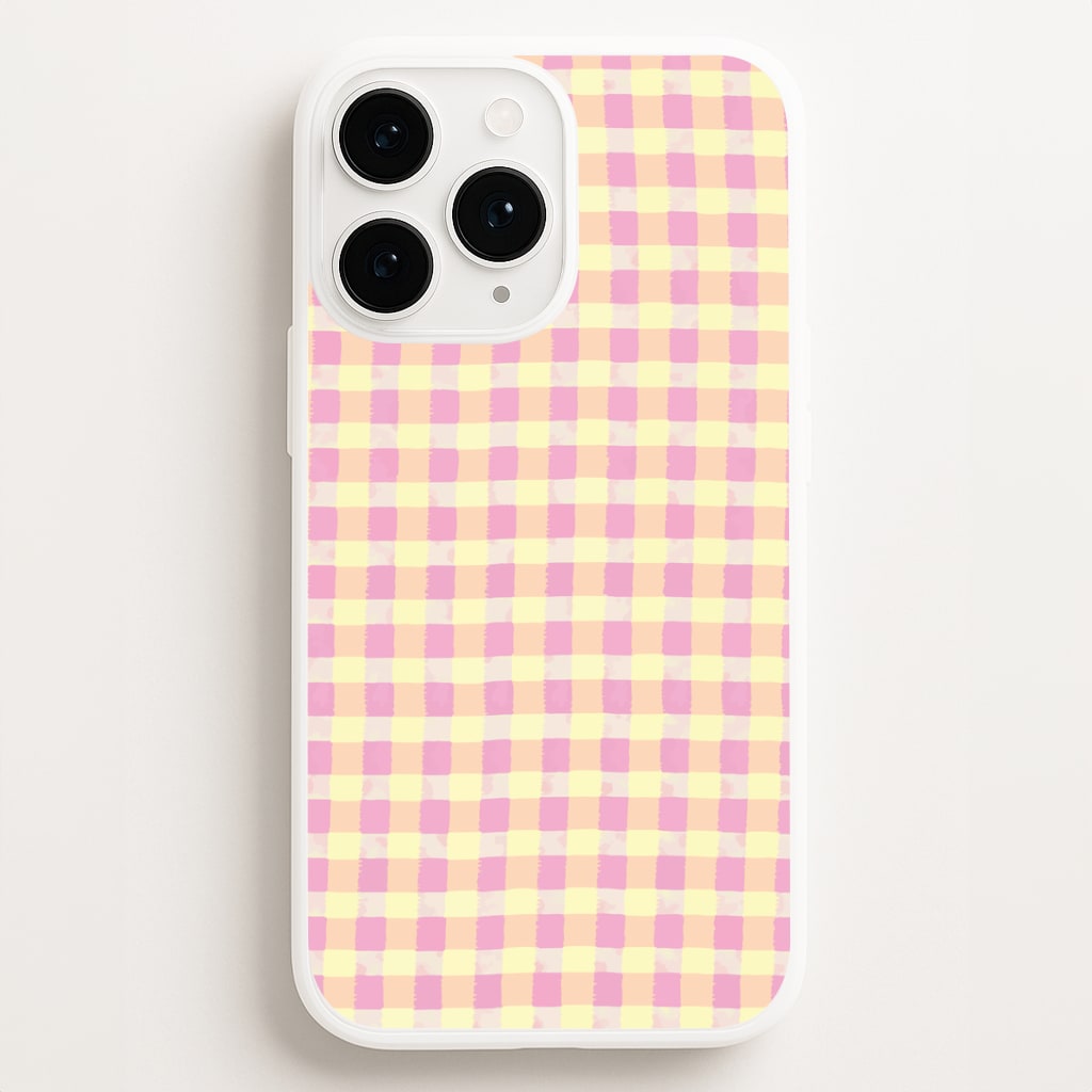 Fruit Punch Gingham iPhone 16 Pro Max Case