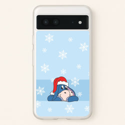 Cartoon Donkey Snowflakes Google Pixel 7 Case