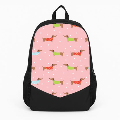 Christmas Jumpers Dachshund Pattern Backpack