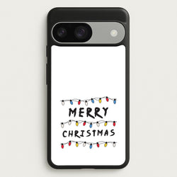 Merry Christmas String Lights Google Pixel 9 / 9 Pro Case
